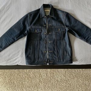 Unbranded UB901 Raw Selvedge Denim Jacket - Small